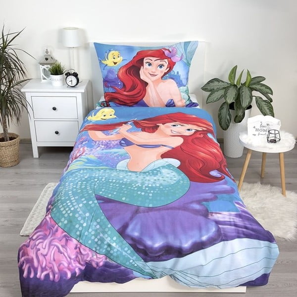 Biancheria da letto per bambini in cotone per letto singolo 140x200 cm Ariel - Jerry Fabrics-image-1