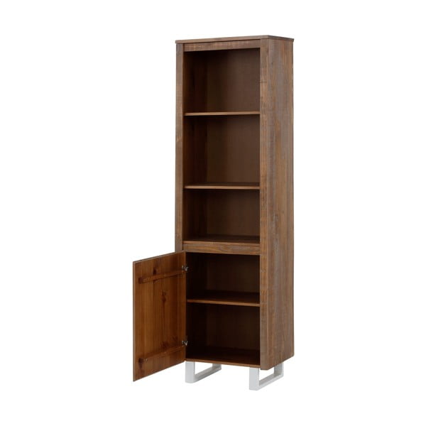 Libreria in legno di pino di colore naturale 55x180 cm Lagos - Støraa-image-2