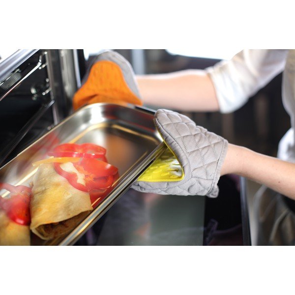 Presina in cotone giallo-grigio con silicone - Vialli Design-image-1