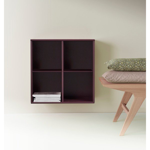 Libreria a parete rosso vino 025 Mistral - Hammel Furniture-image-1