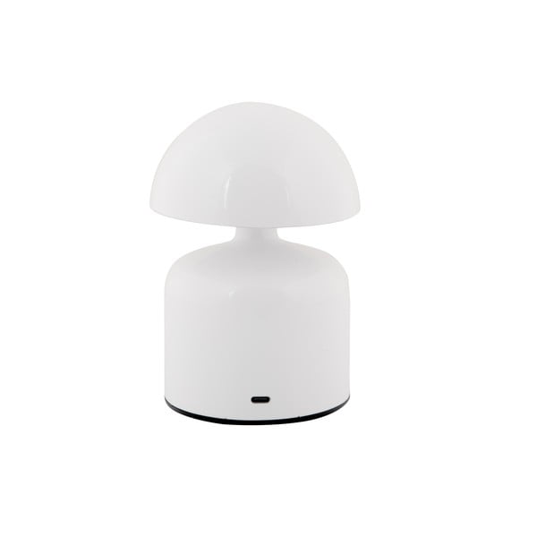 Lampada da tavolo a LED bianca con paralume in metallo (altezza 14 cm) Impetu - Leitmotiv-image-2