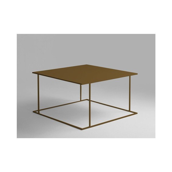 Tavolino in oro Custom Form , 80 x 80 cm Walt - CustomForm-image-1