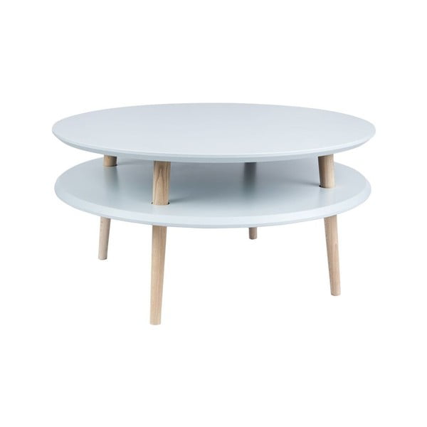 Tavolino UFO 35x70 cm, grigio - Ragaba