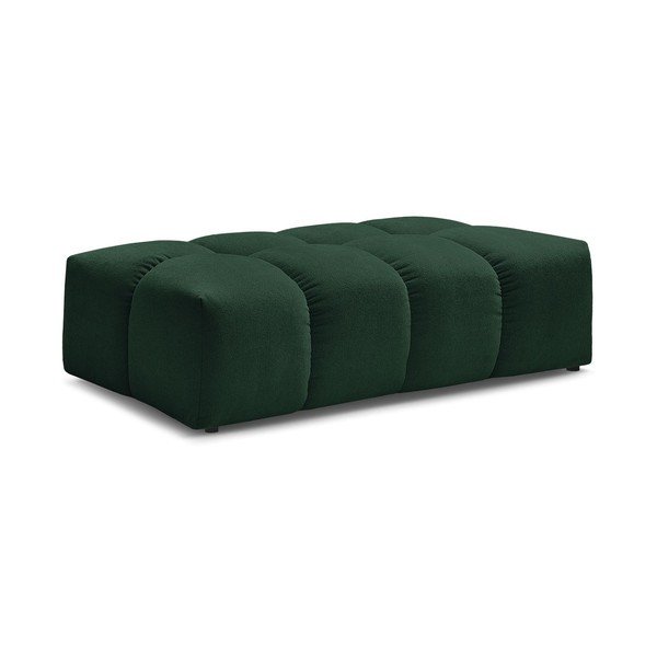 Poggiapiedi verde con rivestimento in ciniglia Everest – Bobochic Paris