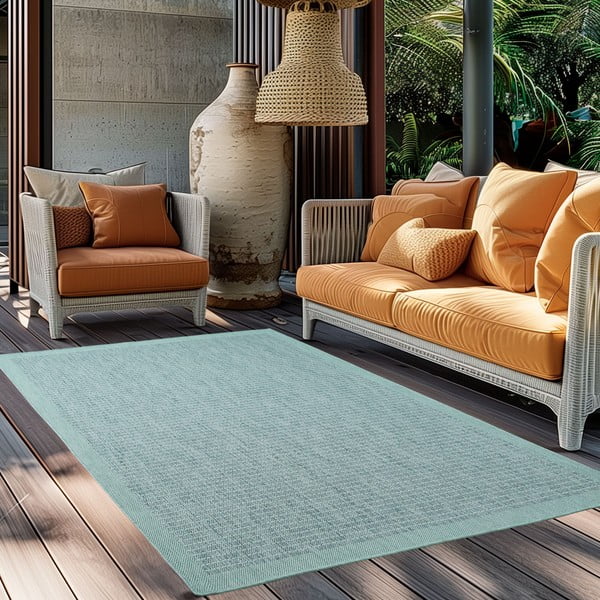 Passatoia da interno ed esterno blu 80x250 cm Giza 1410 – Ayyildiz Carpets-image-1