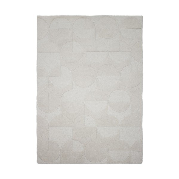 Tappeto avorio in lana tessuto a mano 200x290 cm Gigi – Flair Rugs