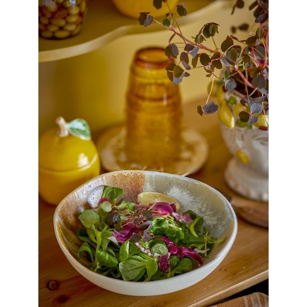 Ciotoline in set color crema in gres 4 pz 625 ml Lacey – Bloomingville-image-3