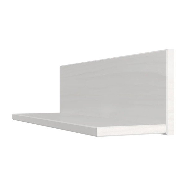 Mensola bianca in pino massiccio 50 cm Teramo – Støraa-image-3