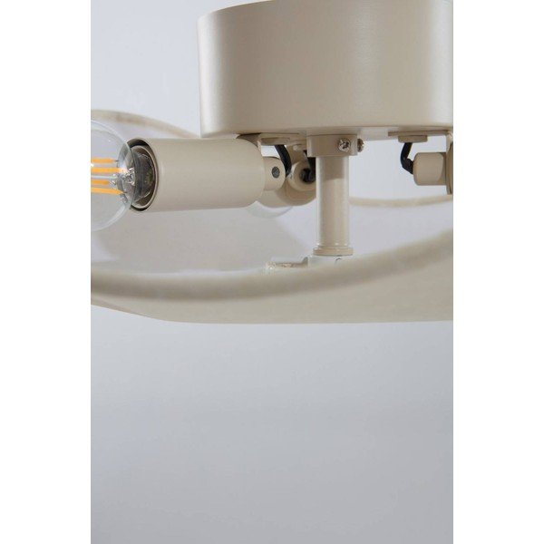 Plafoniera color crema in carta ø 60 cm Monshi – Jotex-image-4