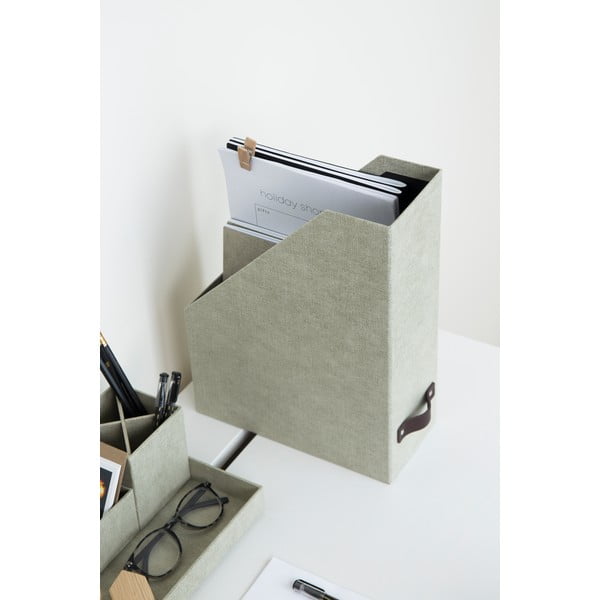 Organizzatore di documenti beige Estelle - Bigso Box of Sweden-image-3