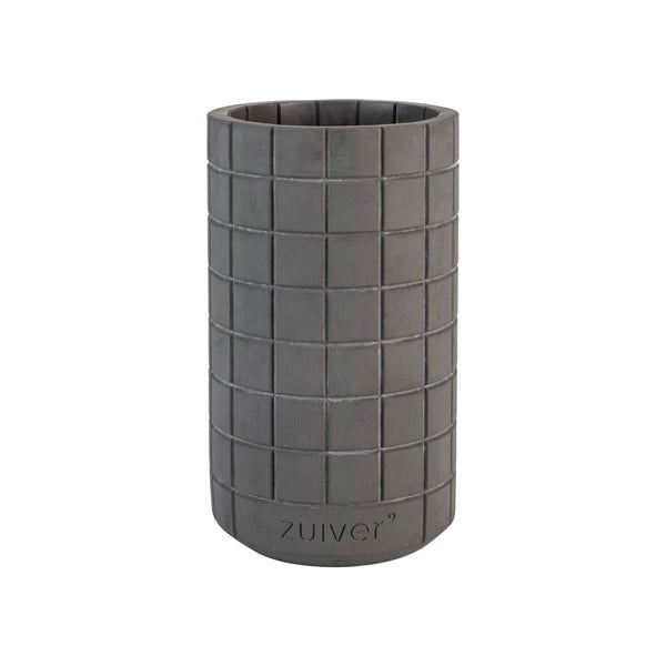Vaso in cemento grigio scuro Fajen - Zuiver