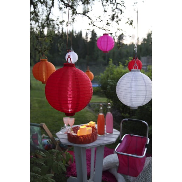 Lanterna solare LED rosa per esterni, ø 20 cm - Star Trading-image-2