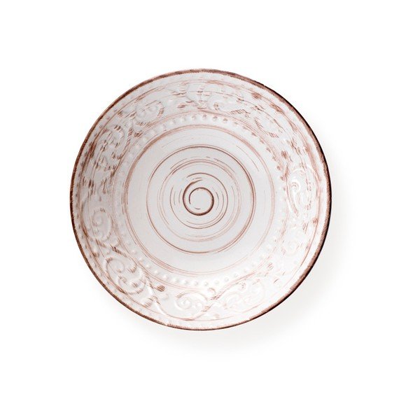 Bílý talíř z kameniny na polévku Brandani Serendipity, ⌀ 20 cm