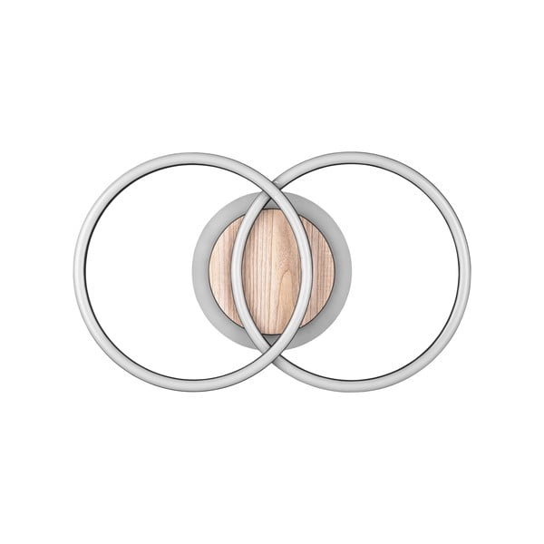 Nero-marrone Apparecchio da soffitto dimmerabile a LED 28x46 cm Giro - Reality-image-4