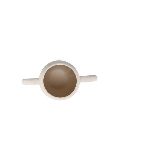 Vaso bianco in ceramica (altezza totale 30 cm) Bullet – S|P Collection-image-4