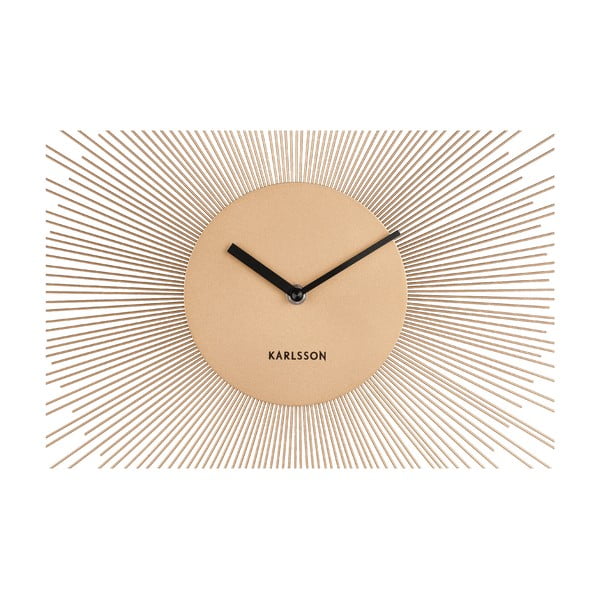 Orologio da parete color oro, ø 45 cm Peony - Karlsson-image-1