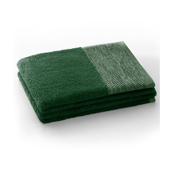 Asciugamano verde in spugna di cotone 50x90 cm Aria - AmeliaHome