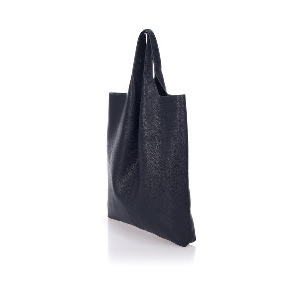 Borsa Laurette in pelle blu scuro - Giulia Massari-image-3