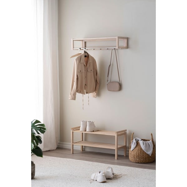 Scarpiera in rovere laccato opaco Ull Confetti - Rowico-image-3