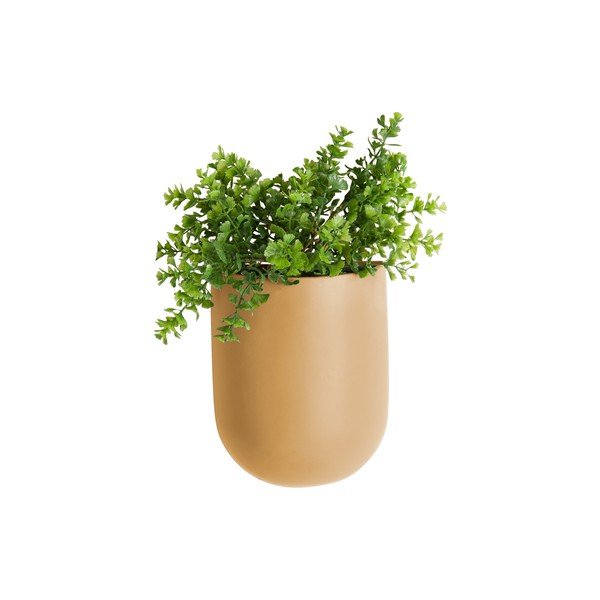 Fioriera da parete ovale marrone chiaro - PT LIVING