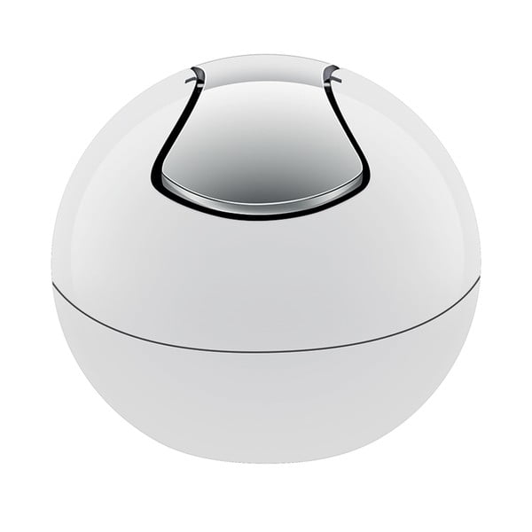 Cestino per la spazzatura bianco in plastica 1 l   Bowl – Spirella