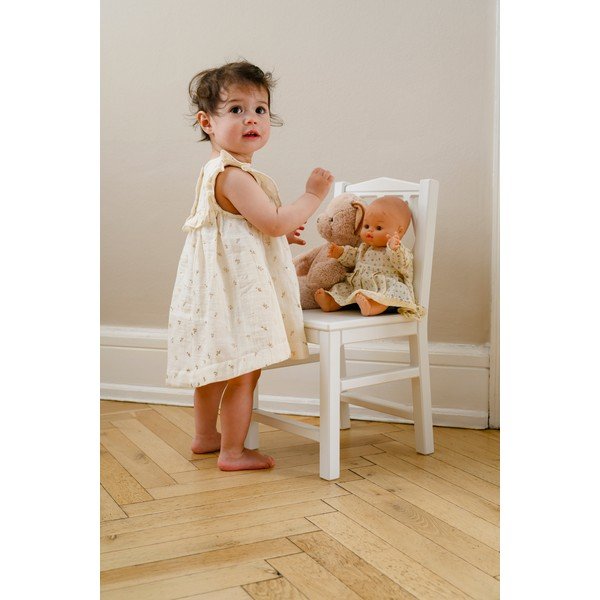 Sedia per bambini bianca Harlequin – Cam Cam Copenhagen-image-1