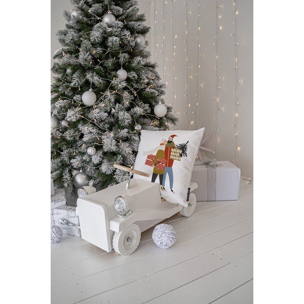 Federa con motivo natalizio 45x45 cm Christmas Couple - Butter Kings-image-2