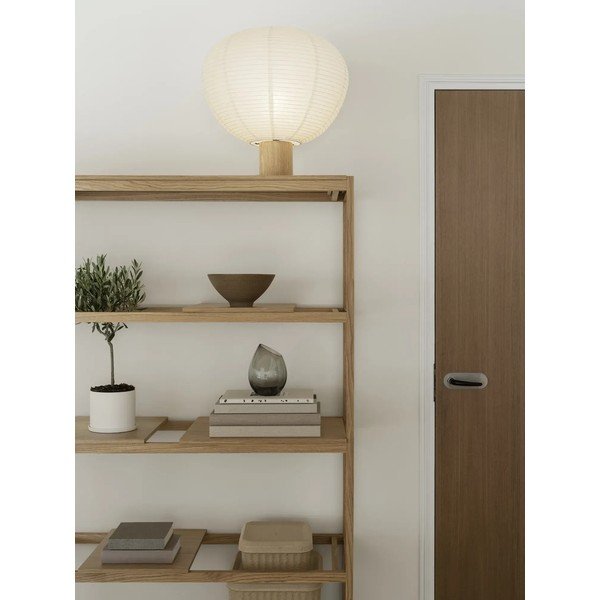 Lampada da tavolo bianca/di colore naturale con paralume in carta (altezza totale 45 cm) Kami – Blomus-image-4