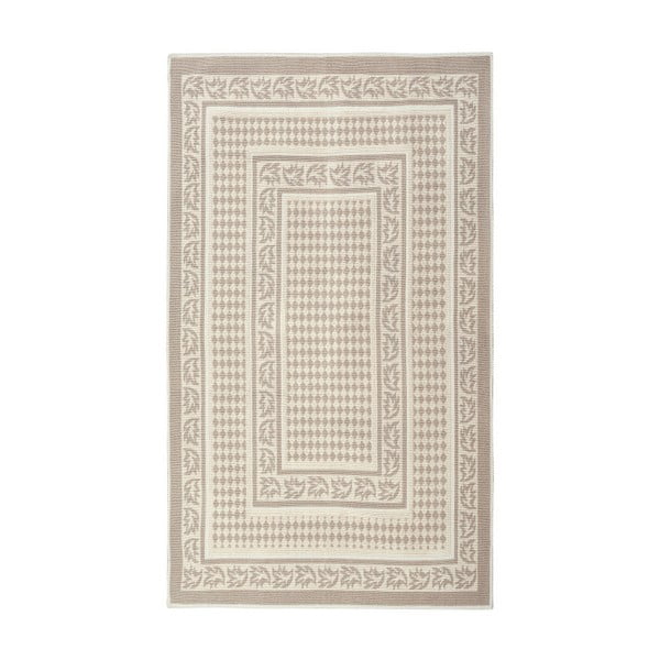 Tappeto in cotone crema Regi, 80 x 150 cm - Floorist