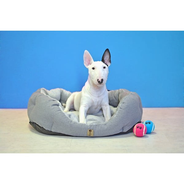 Letto in pile grigio 65x50 cm Alík - Petsy-image-1