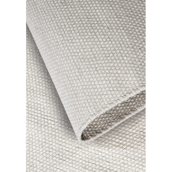 Tappeto tessuto a mano crema in misto lana 190x280 cm Pradesh Natural White - Elle Decoration-image-3