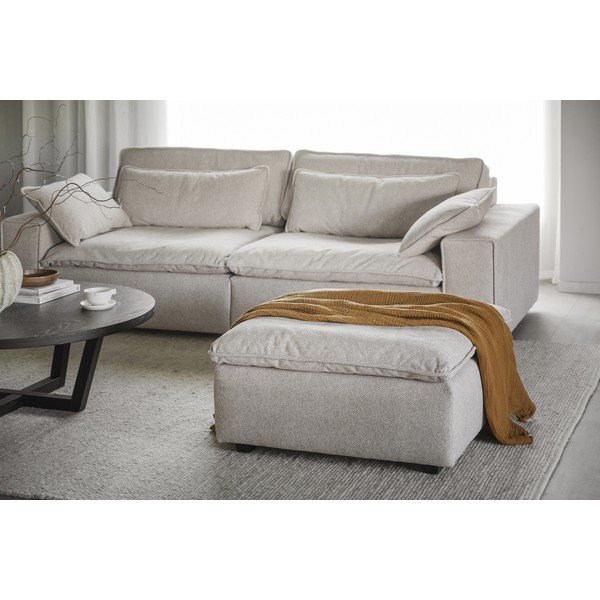 Poggiapiedi beige Rawlins - Rowico-image-1