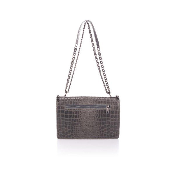 Borsa in pelle grigia Cosma - Lisa Minardi-image-1