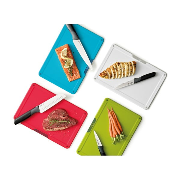 Set di taglieri e coltelli con supporto 10x32 cm Folio Icon Plus - Joseph Joseph-image-3