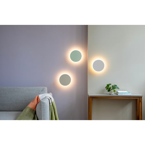 Applique a LED verde chiaro con timer/telecomando su USB ø 19 cm Dot - Remember-image-3