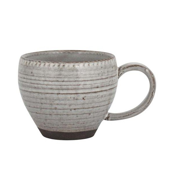 Tazza in gres bianco, 400 ml Birch - Bahne & CO