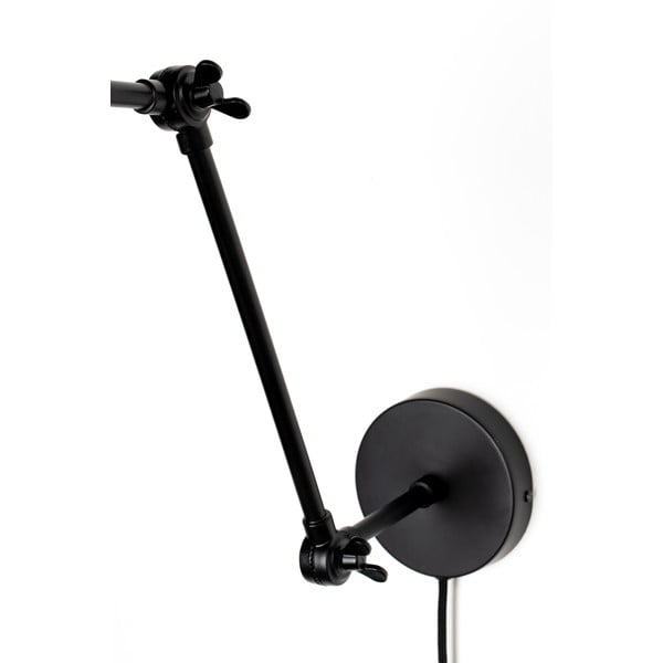 Lampada da parete nera Xavi - White Label-image-4