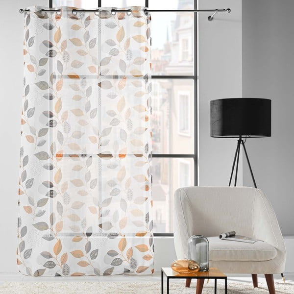 Tenda in voile bianco 140x280 cm Vahine - douceur d'intérieur-image-2