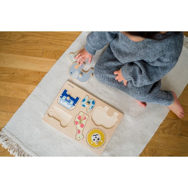 Puzzle in legno (6 pezzi) Safari - Kindsgut-image-1