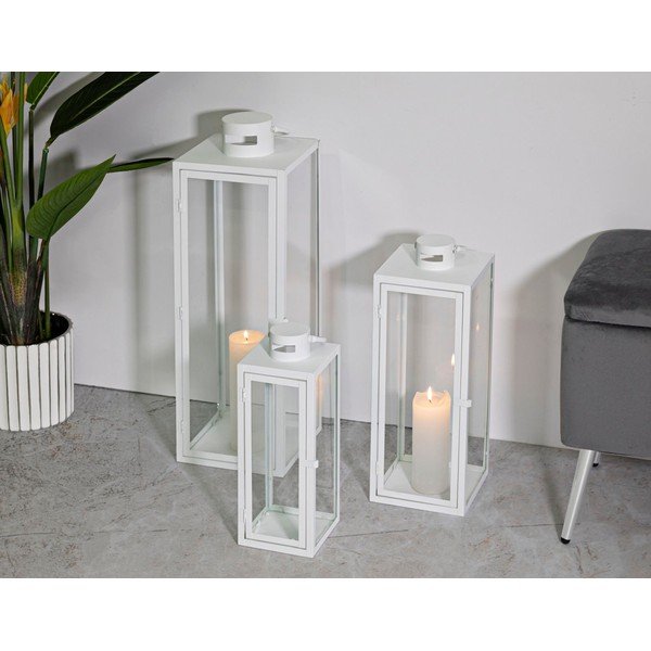 Lanterna in metallo 3 pz (altezza totale 66 cm) – Mauro Ferretti-image-1