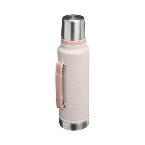 Borraccia termica rosa chiaro in acciaio inox 1,4 l Legendary Classic Bottle Hammertone Rose Quartz – Stanley-image-2