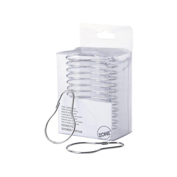 Ganci per tende da bagno in set da 12 - Zone-image-1