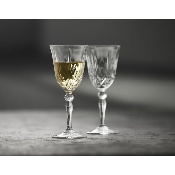 Set di bicchieri da vino 
in vetro di cristallo
 4 pz 210 ml Melodia – Lyngby Glas-image-2
