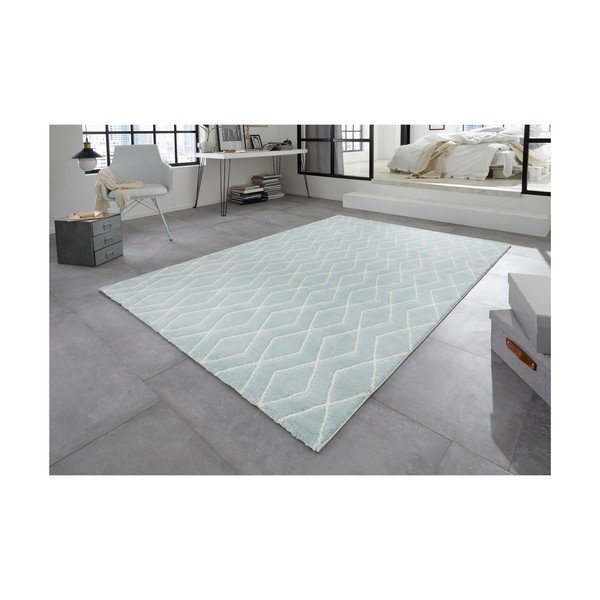 Modro-šedý koberec Elle Decoration Euphoria Rouen, 160 x 230 cm-image-4