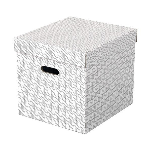 Set di 3 scatole portaoggetti bianche , 32 x 36,5 cm - Esselte Home