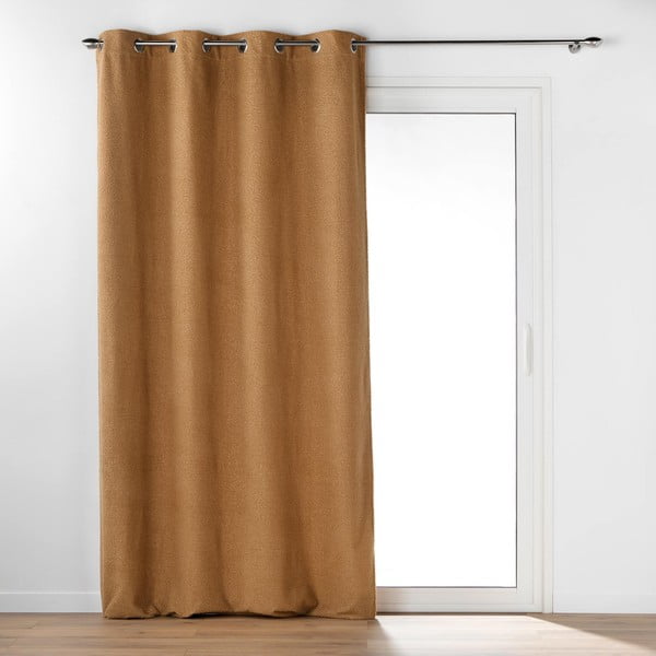 Tenda bouclé marrone 140x240 cm Wooly - douceur d'intérieur