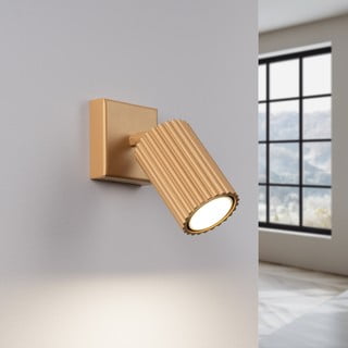 Lampada da parete dorata Gleam – Nice Lamps