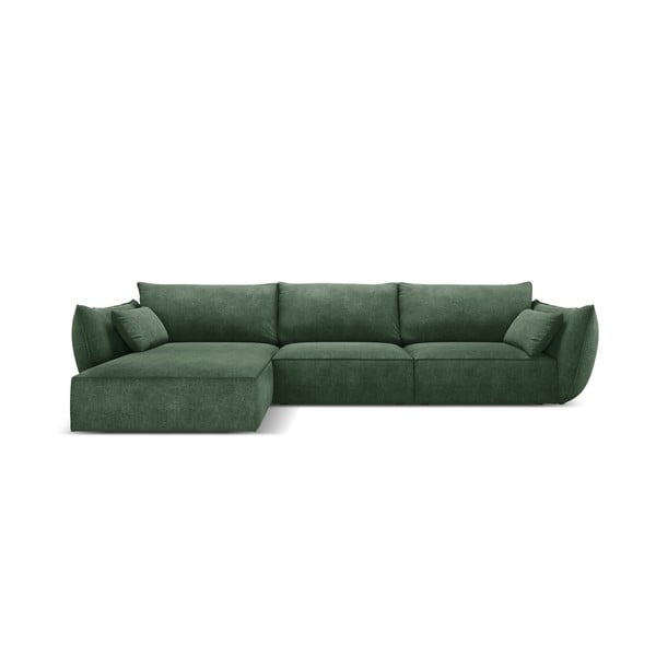 Divano angolare verde scuro (angolo sinistro) Vanda - Mazzini Sofas