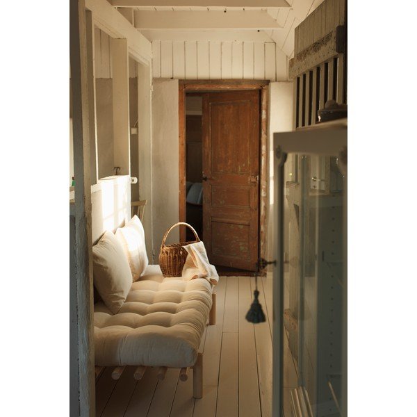 Divano in lino beige 200 cm Pace - Karup Design-image-1