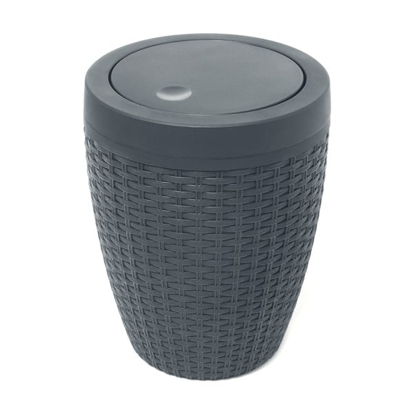 Cestino da bagno in rattan carbone, 5 l - Addis